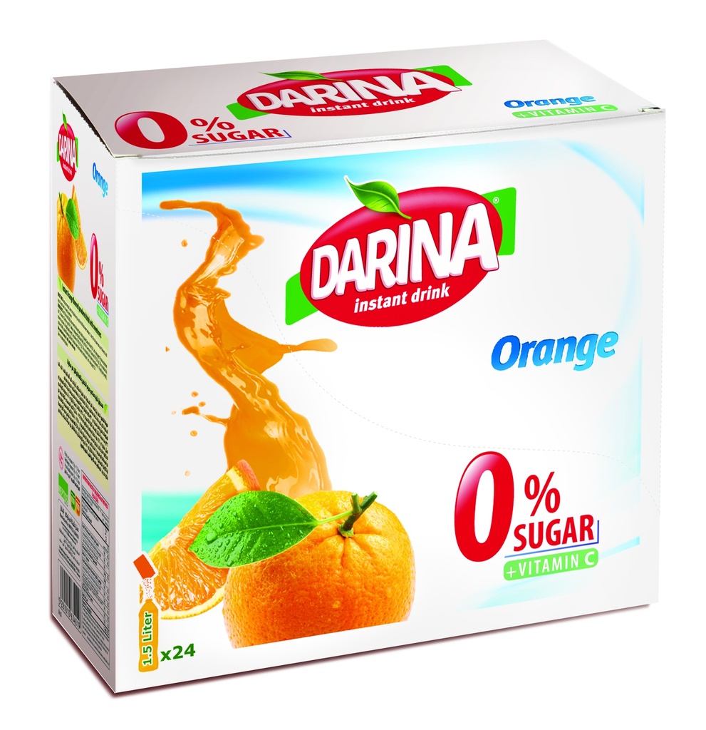 Darina - Instant Light Drink Orange - 24x12g - انستنت لايت درنك اورانج