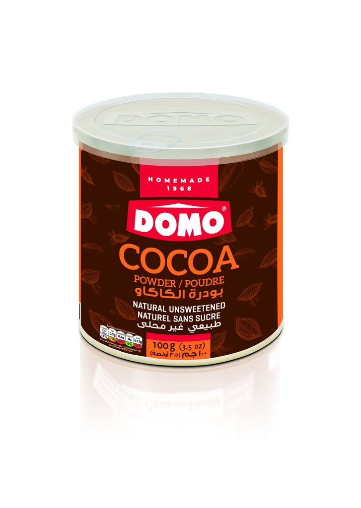 Domo Cocoa Powder - 100g بودرة الكاكاو