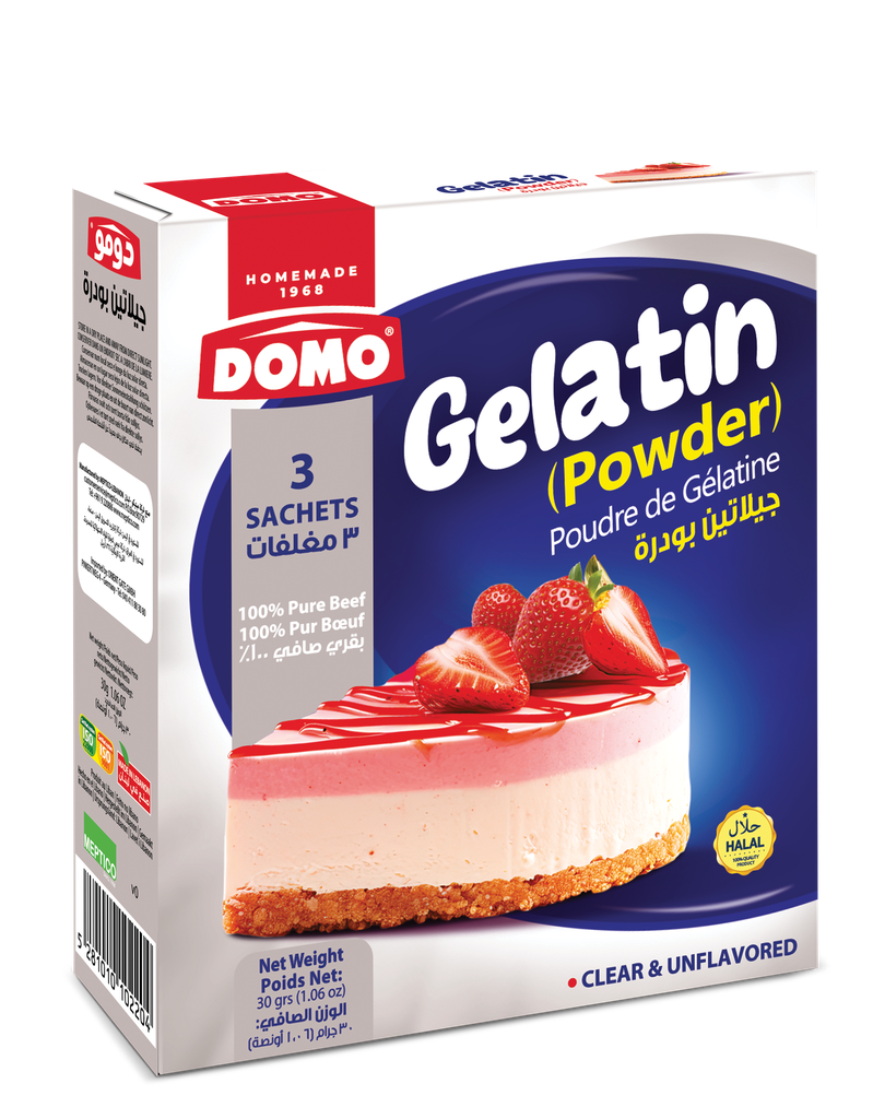 Domo Gelatin Powder 10g - بودرة جيلاتين