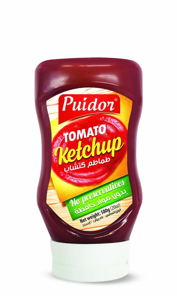 Puidor - Ketchup Squeeze Bottle - 580g-كاتشب