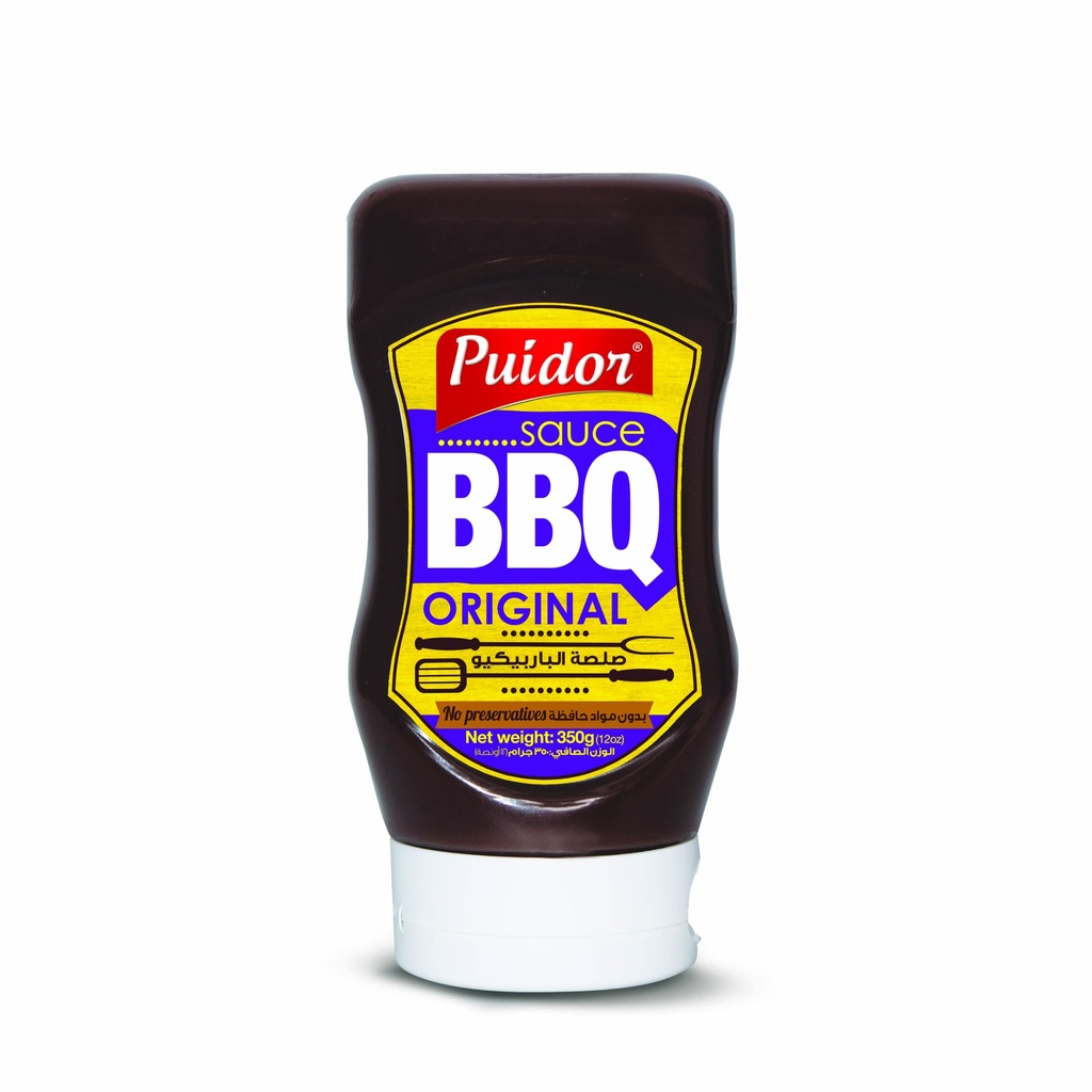 Puidor - Original BBQ Sauce Squeeze Bottle - 350g-صلصة باربكيو