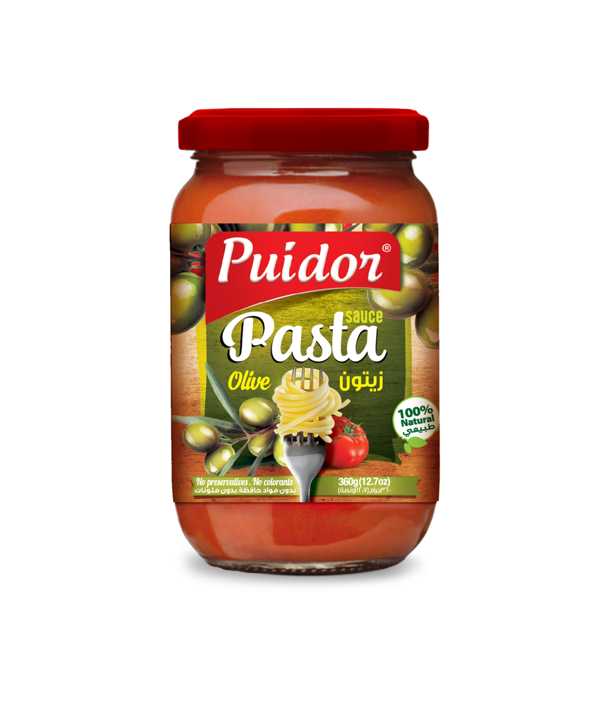 Puidor - Pasta Sauce Olive - 360g-صلصة باستا بالزيتون
