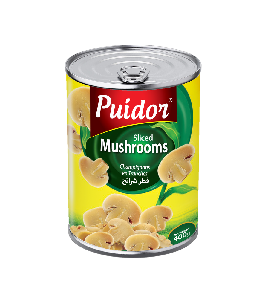 Puidor - Sliced Mushroom - 400g-فطر شرائح
