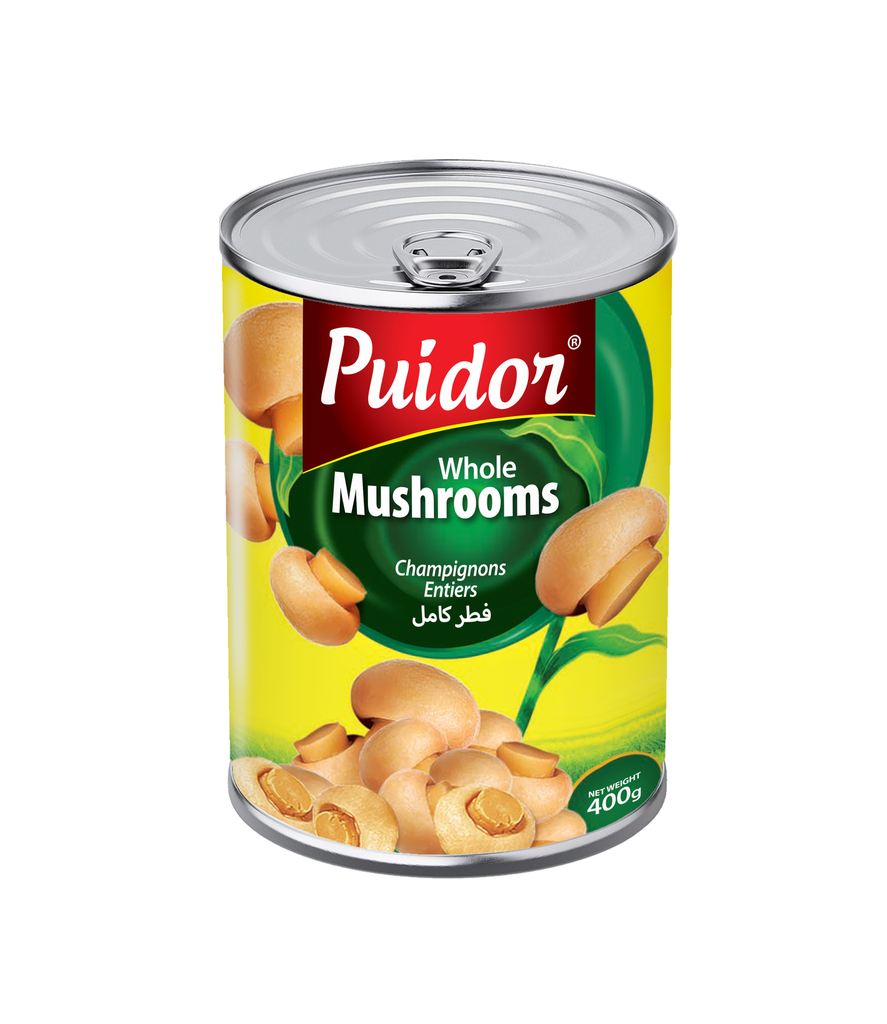 Puidor - Whole Mushroom - 400g-فطر كامل
