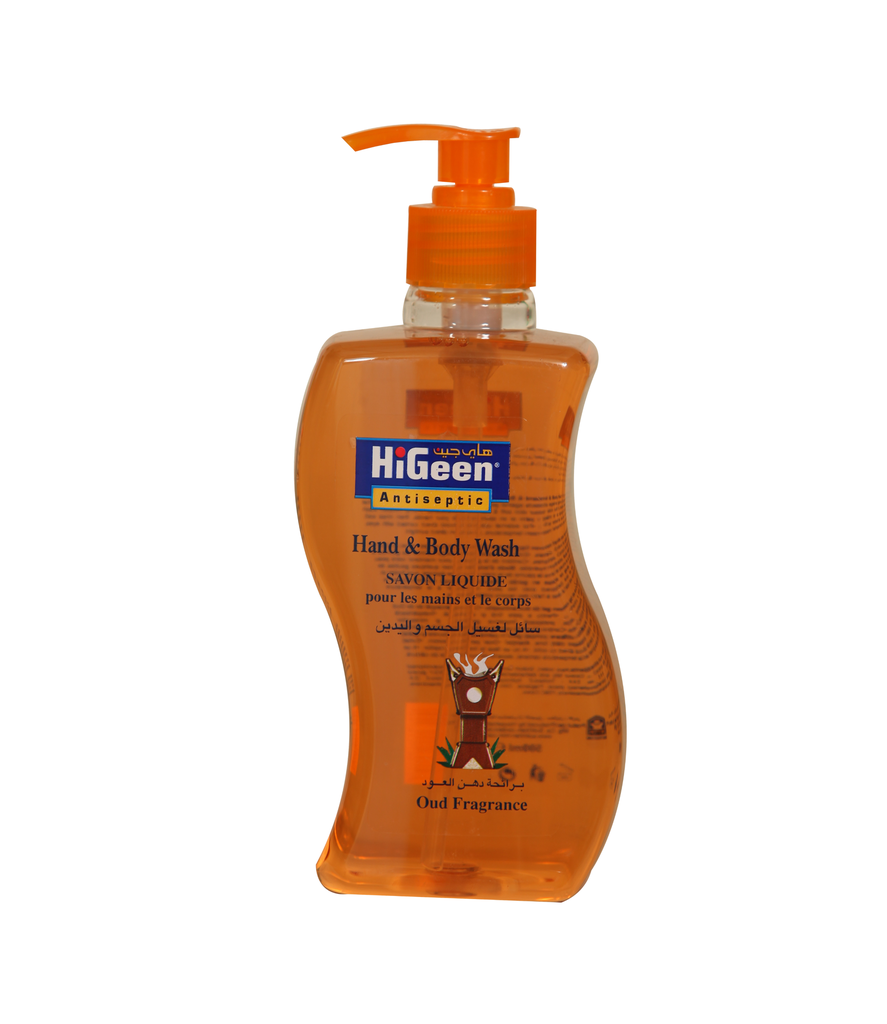 HiGeen Hand and Body Wash Oud 500 ml-غسول اليدين والجسم برائحة العود