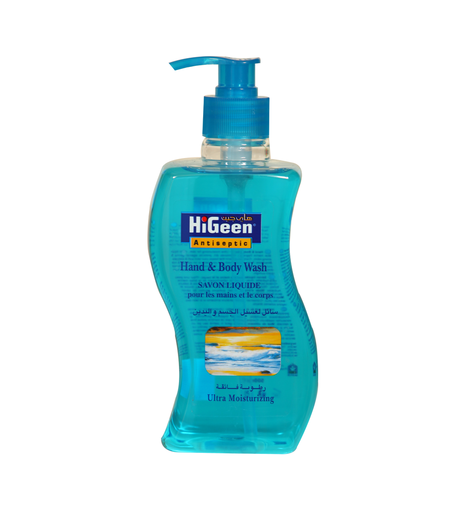 HiGeen Hand and Body Wash Ultra Moisturizing  500ml - غسول اليدين والجسم نسيم البحر