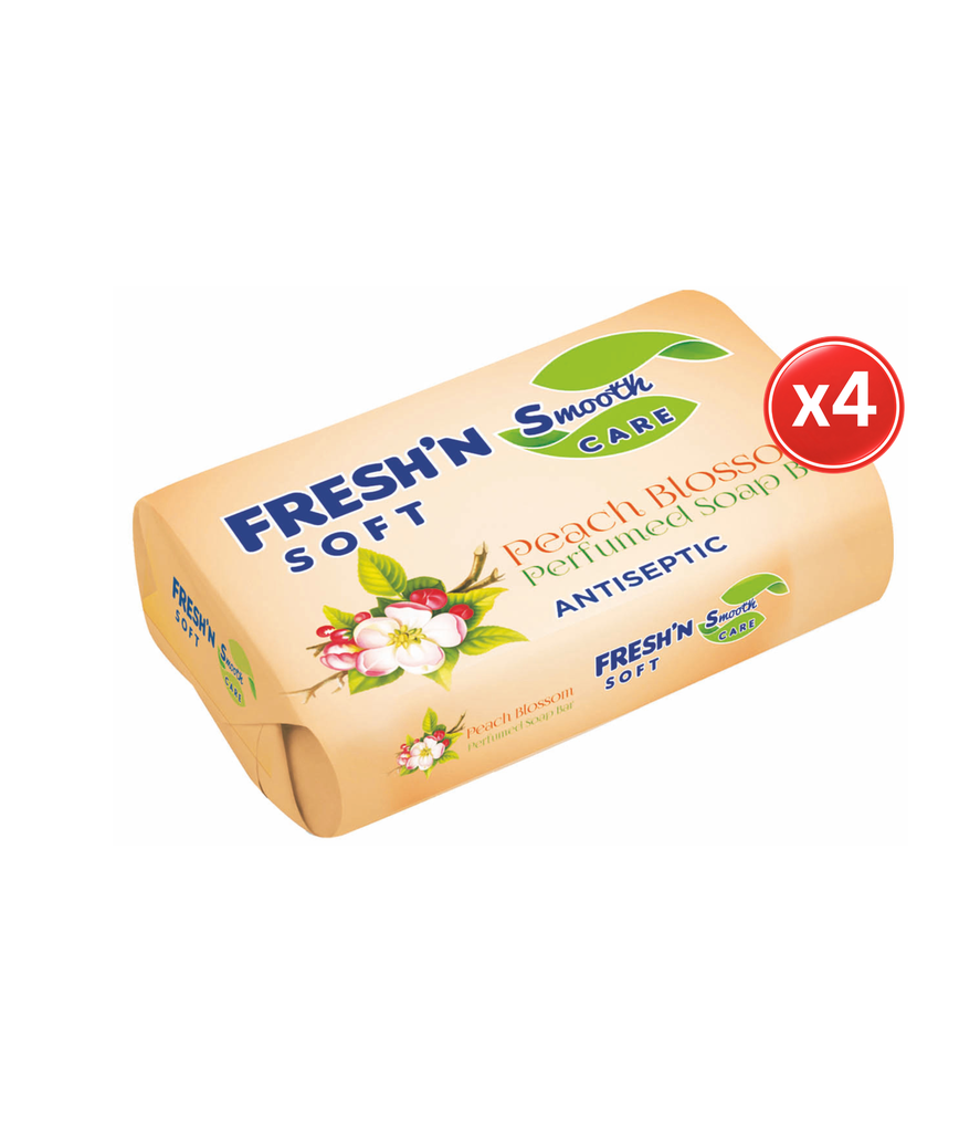 Fresh'N Soft Bar Soap Peach 4*75g-صابون ديراك