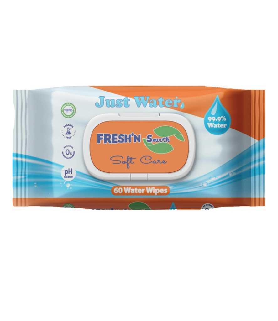 Fresh'N Soft Water wipes base CLS60- مناديل مائية