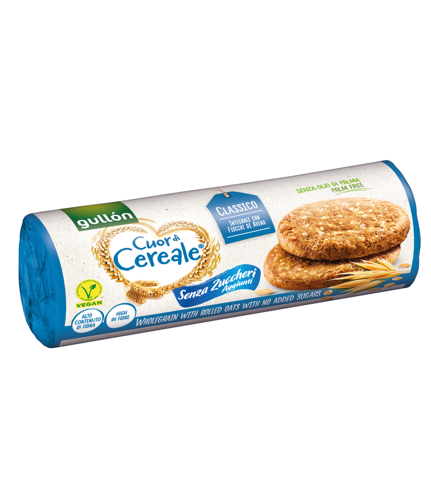 Gullon Cuer classic wholegrain with rolled oats 280g -كلاسيك بالحبوب الكاملة مع الشوفان الملفوف