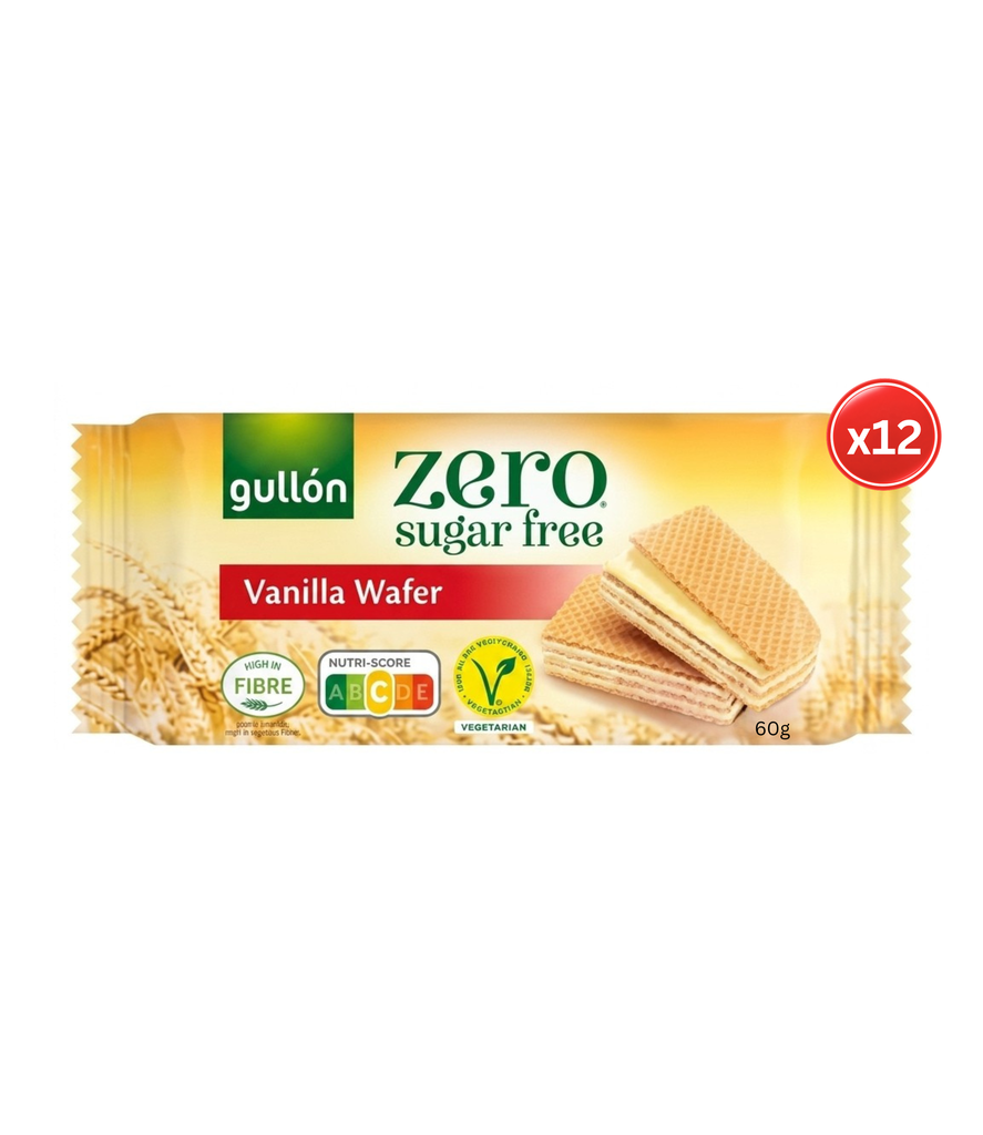 Gullon Zero Wafer Vanilla 60g -ويفر بالفانيليا