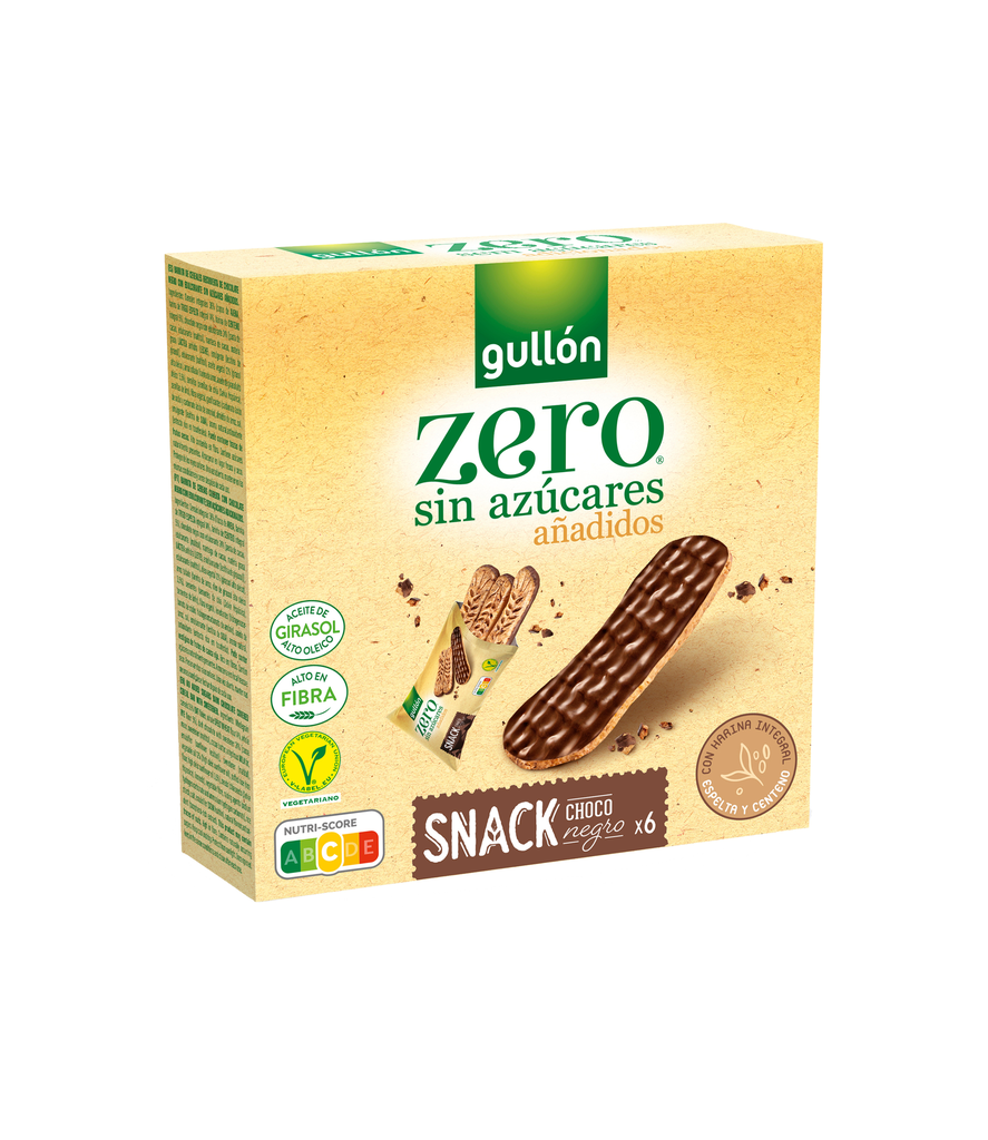 Gullon Zero Snack Choco negro - سناك بالشوكولاتة الداكنة