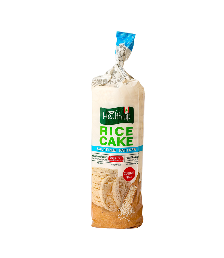 Health UP Gluten Free Rice Cake No Salt 120g-كعك الأرز بدون ملح