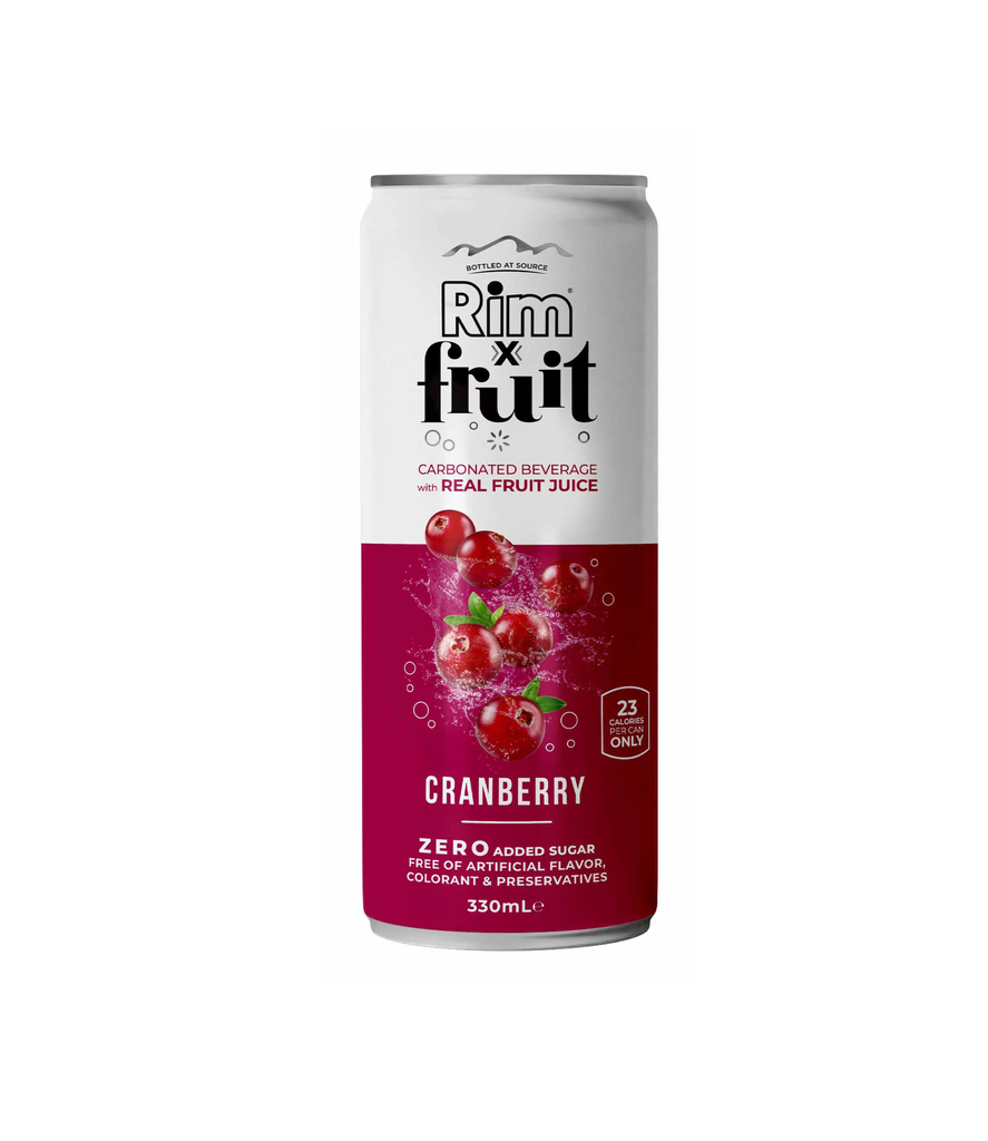 Rim Sparkling Can cranberry 250ml*6 - مياه غازية   