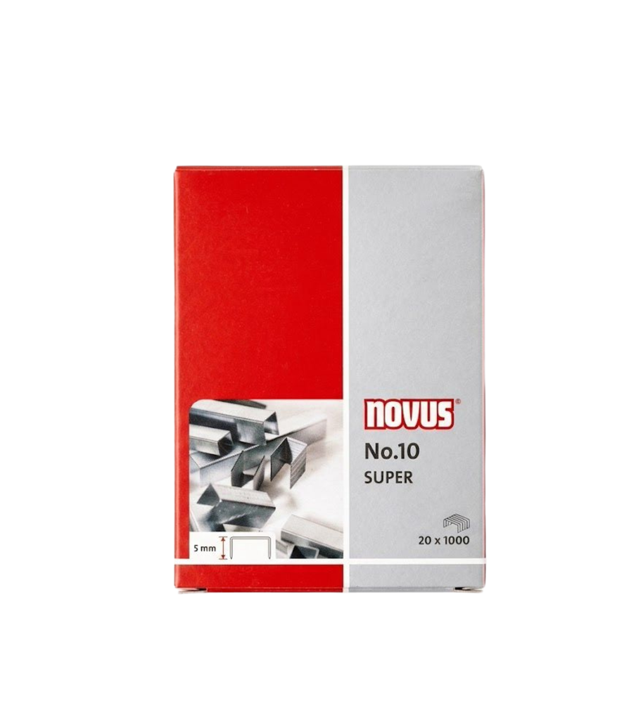 Novus Staples No.10 20pcs - إعادة تعبئة كبّاسة