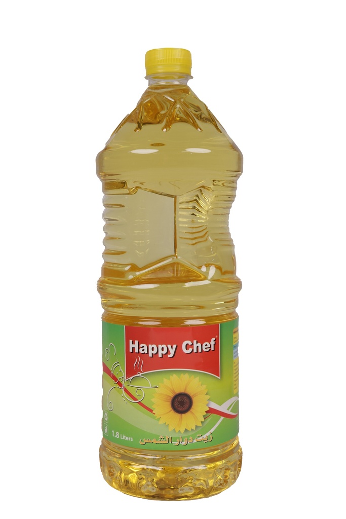 Happy Chef Sunflower Oil 1.8L - زيت دوار الشمس