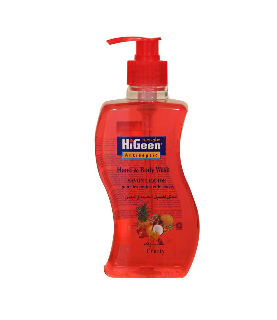 Higeen hand & body wash fruity-غسول لليدين والجسم برائحة الفواكه