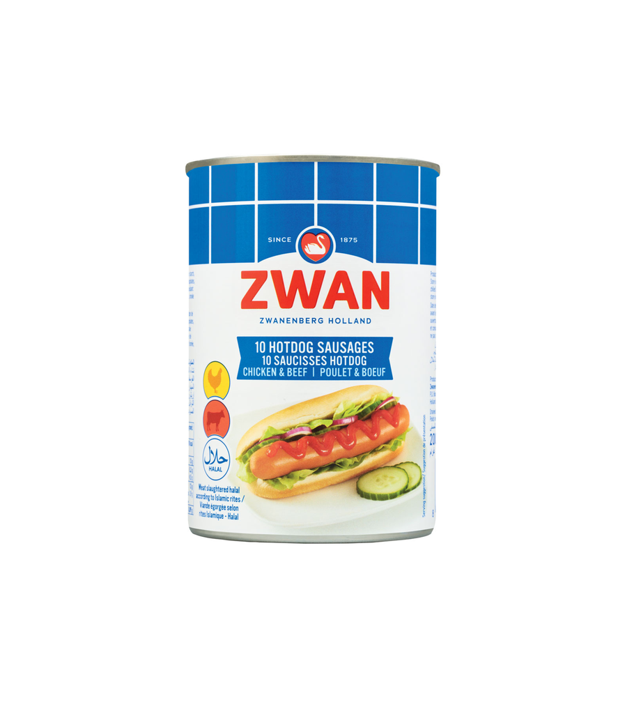 Zwan Hot Dogs Chicken & beef 200g-زوان هوت دوغ دجاج ولحم