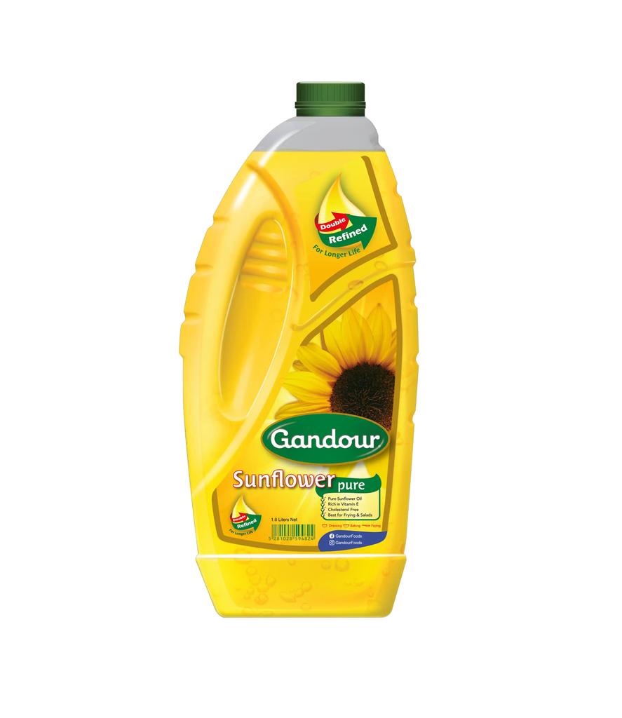 Gandour  Sunflower Oil  1.6L-غندور زيت دوار الشمس