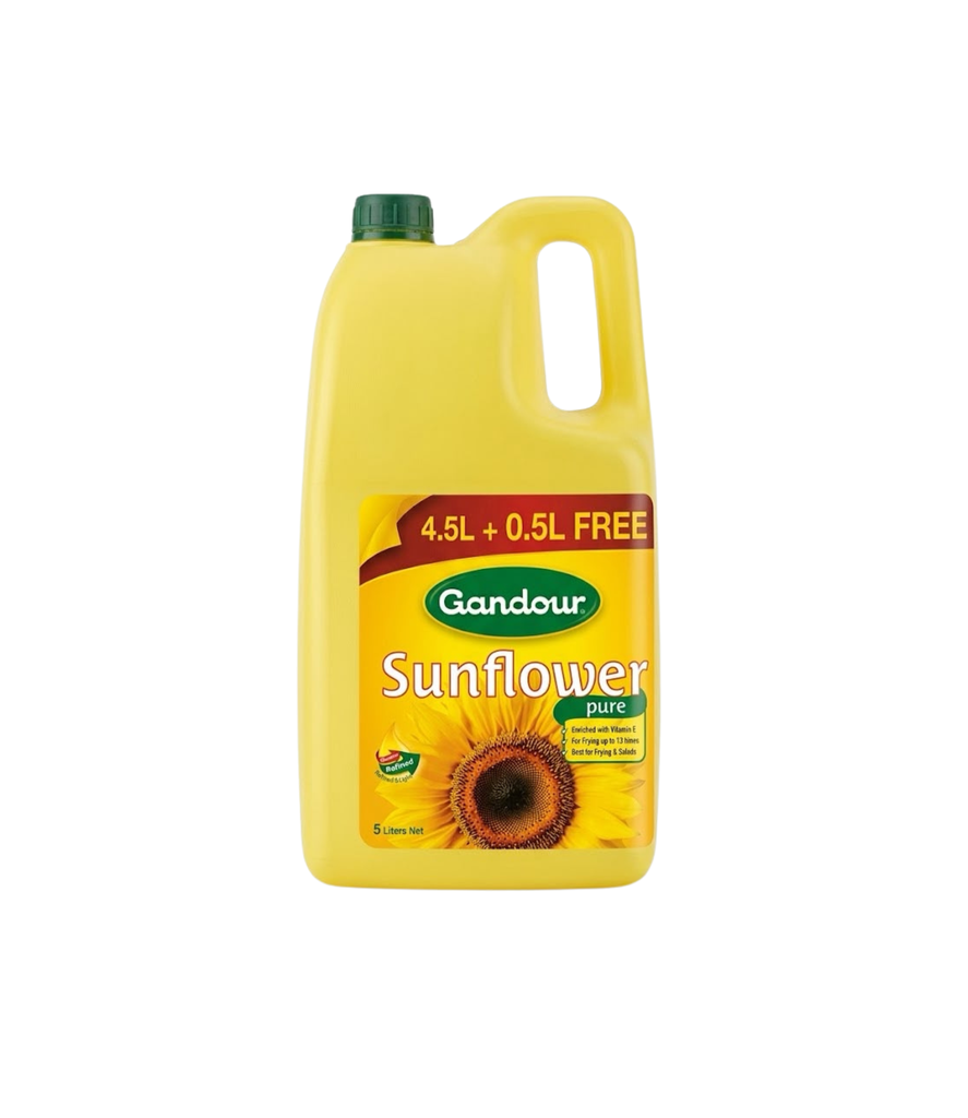 Gandour Sunflower Oil  (4.5L +500mL)غندور زيت دوّار الشمس