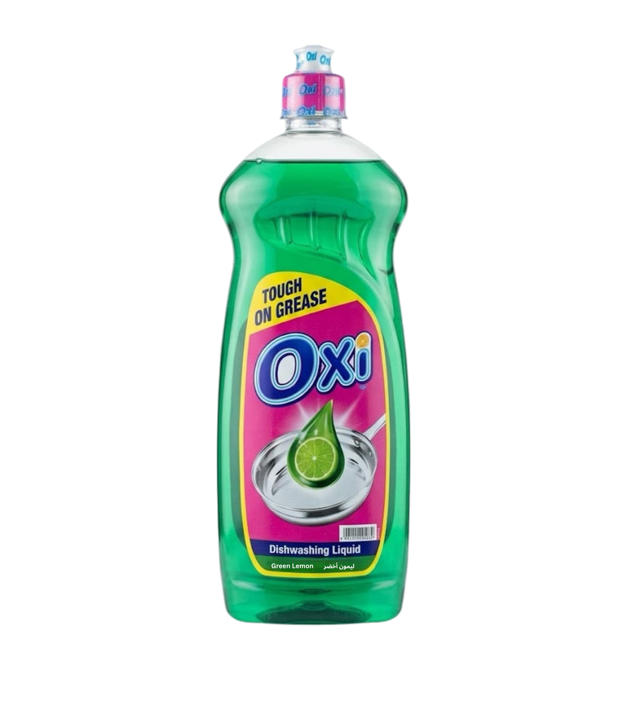 Oxi - Dishwashing Liquid Green Lemon  600ml - أوكسي  سائل جلي بالليمون الأخضر