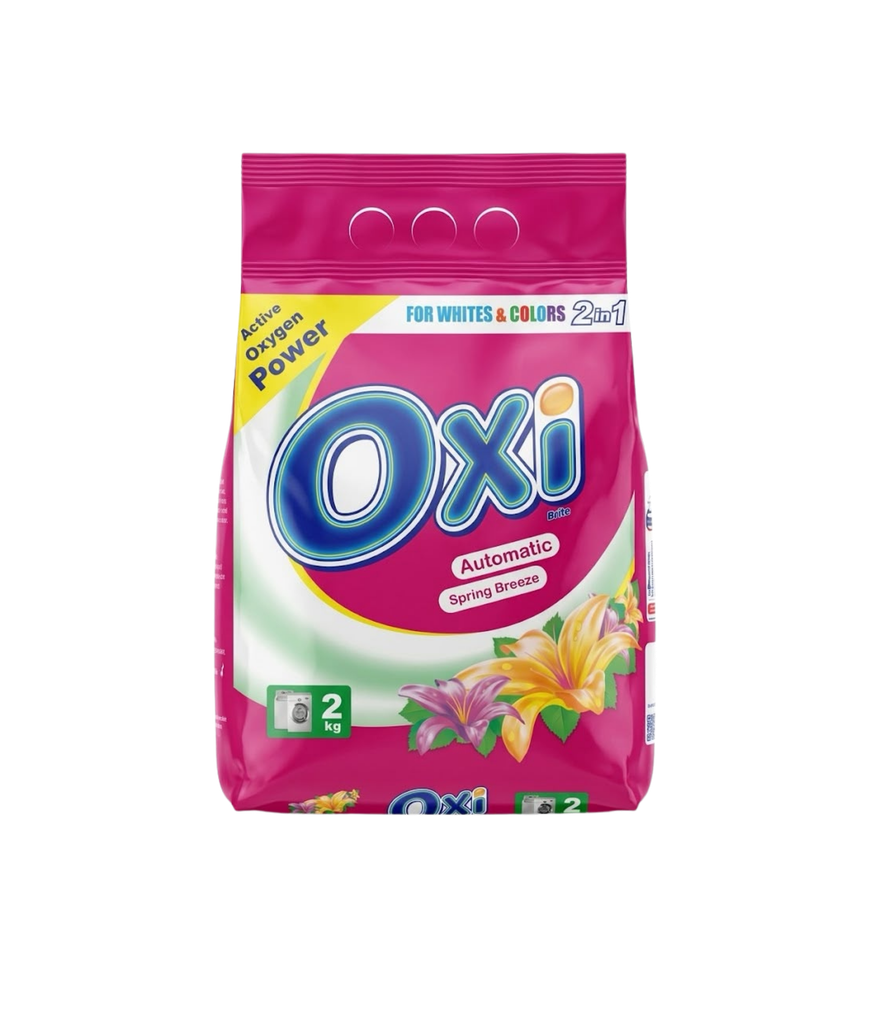 Oxi - Laundry Detergent Powder Spring  2Kg - أوكسي مسحوق غسيل للملابس برائحة الربيع