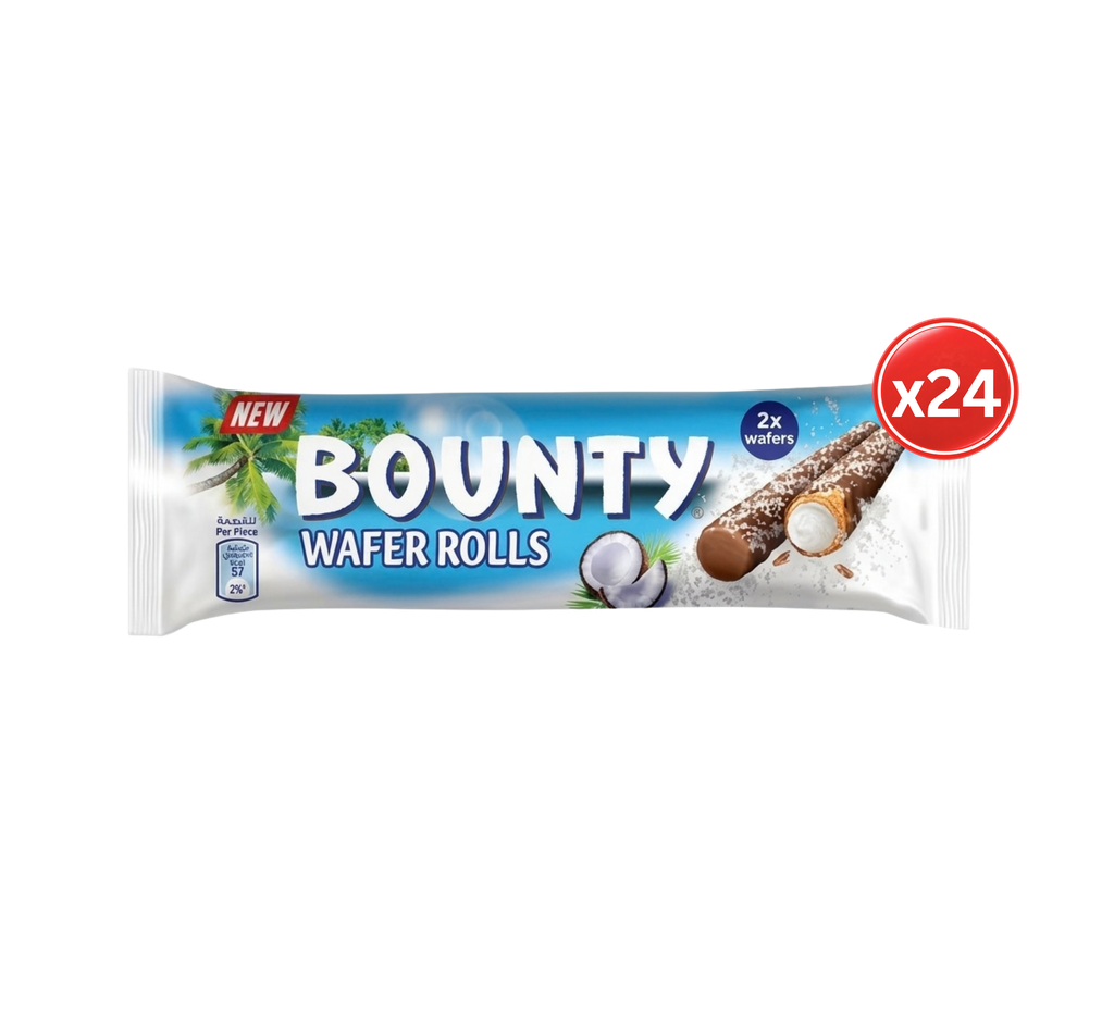 Bounty Twin Rolled Wafer 23.4g*24 - باونتي توين رولد ويفر