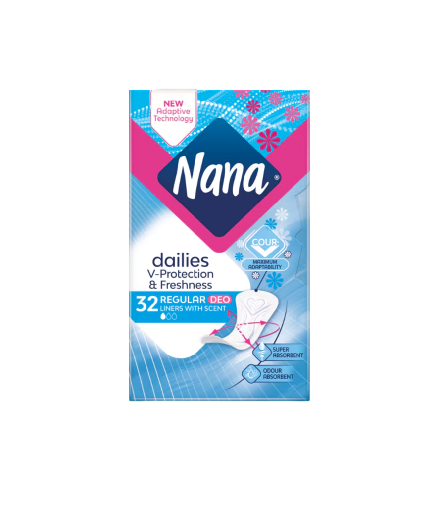 Nana Dailies P-S regular Deo  32s - نانا