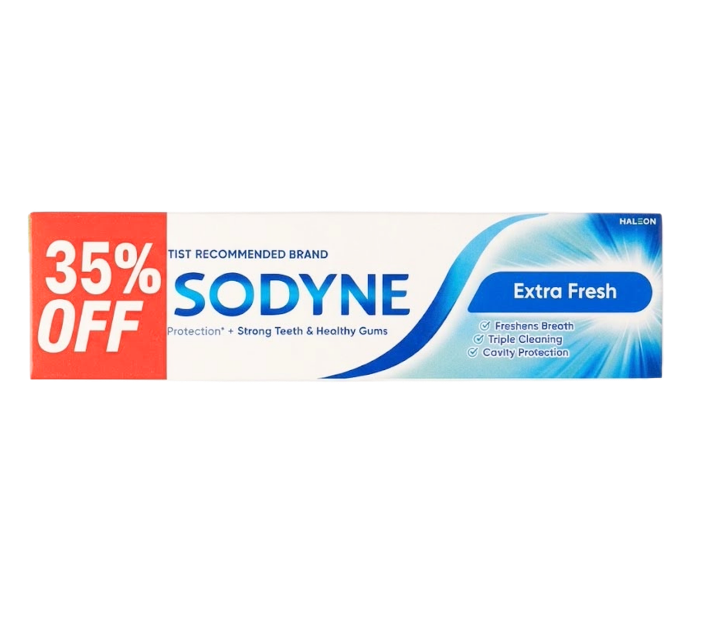 Sensodyne TP Extra Fresh 75ml 35% off-سنسوداين معجون أسنان بالانتعاش الإضافي