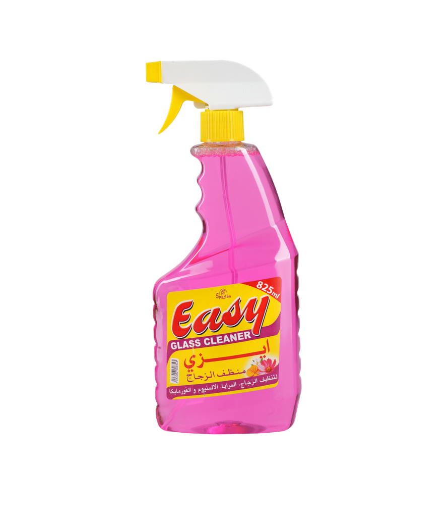 Easy Glass Cleaner With Trigger Floral 825 Ml - إيزي - منظف الزجاج مع بخاخ ورائحة الأزهار   