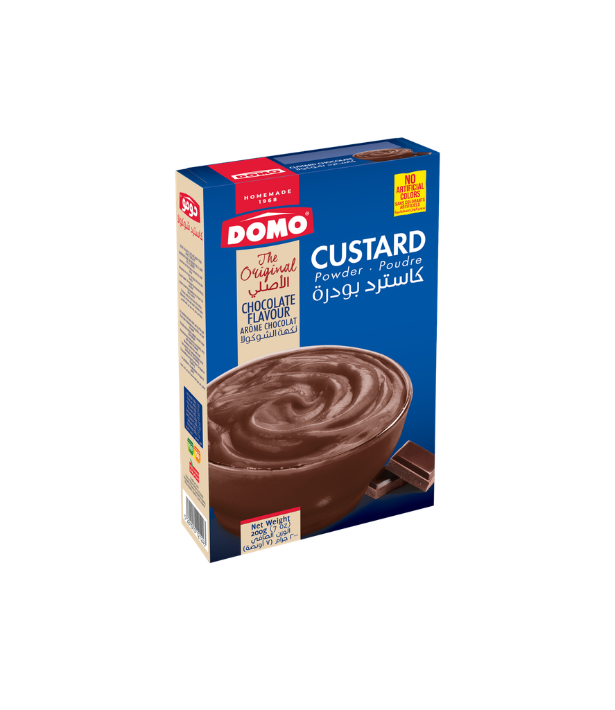 Domo Custard Powder chocolate 200g - بودرة كاسترد شوكولا