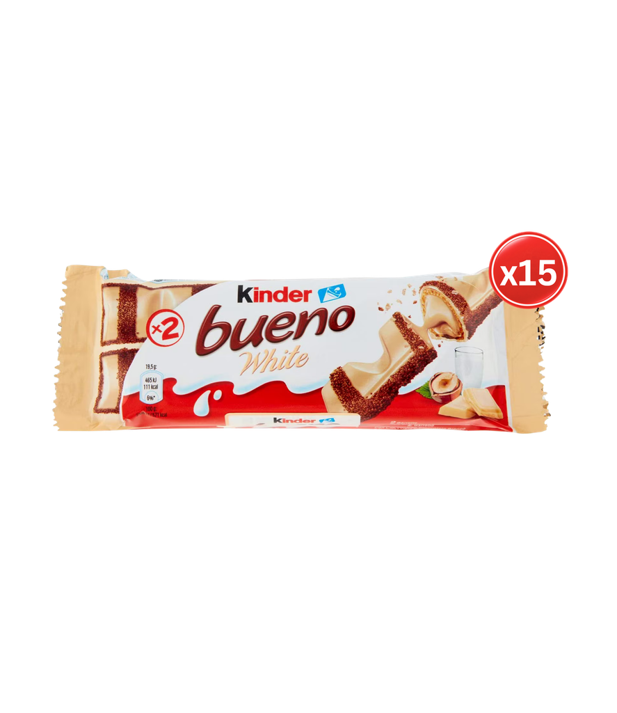 Kinder Bueno White 15*43g - كيندر بوينو