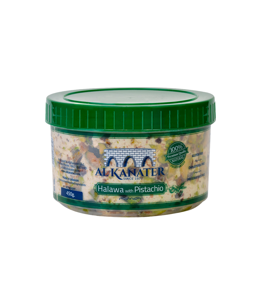 Al Kanater Halawa Pistachio 450g - القناطر  حلاوة فستق   