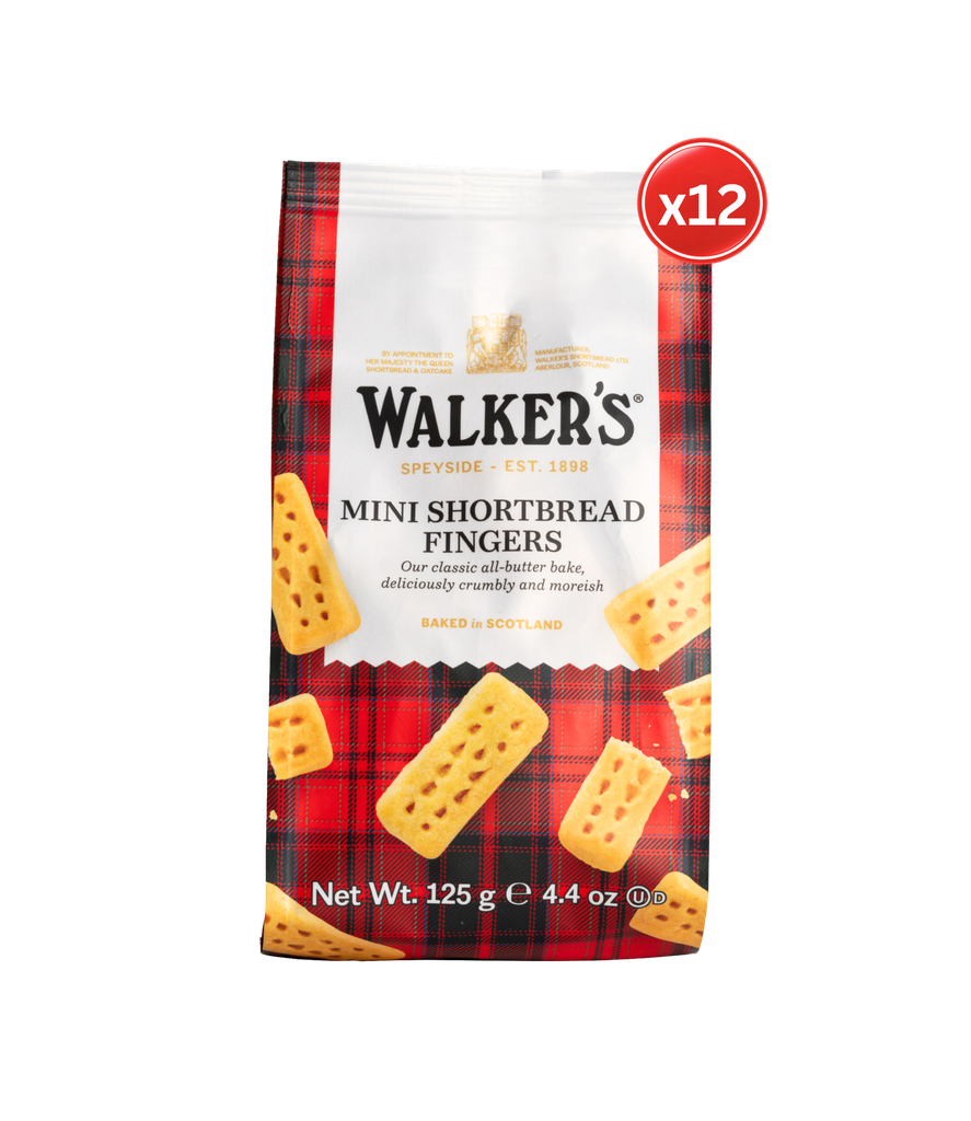 WALKER - Shortbread MINI BAG 12*125- وكر – بسكويت شورتبريد 