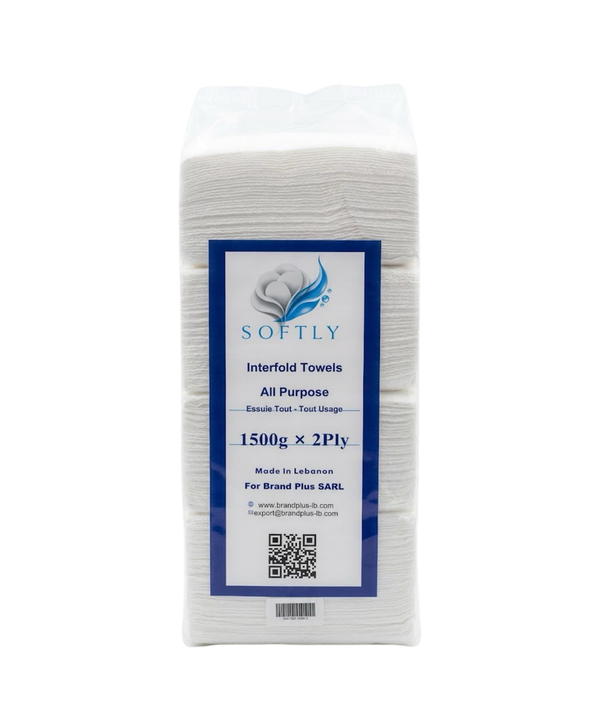 Softly Interfold 10*1500g-سوفتلي إنتر فولد