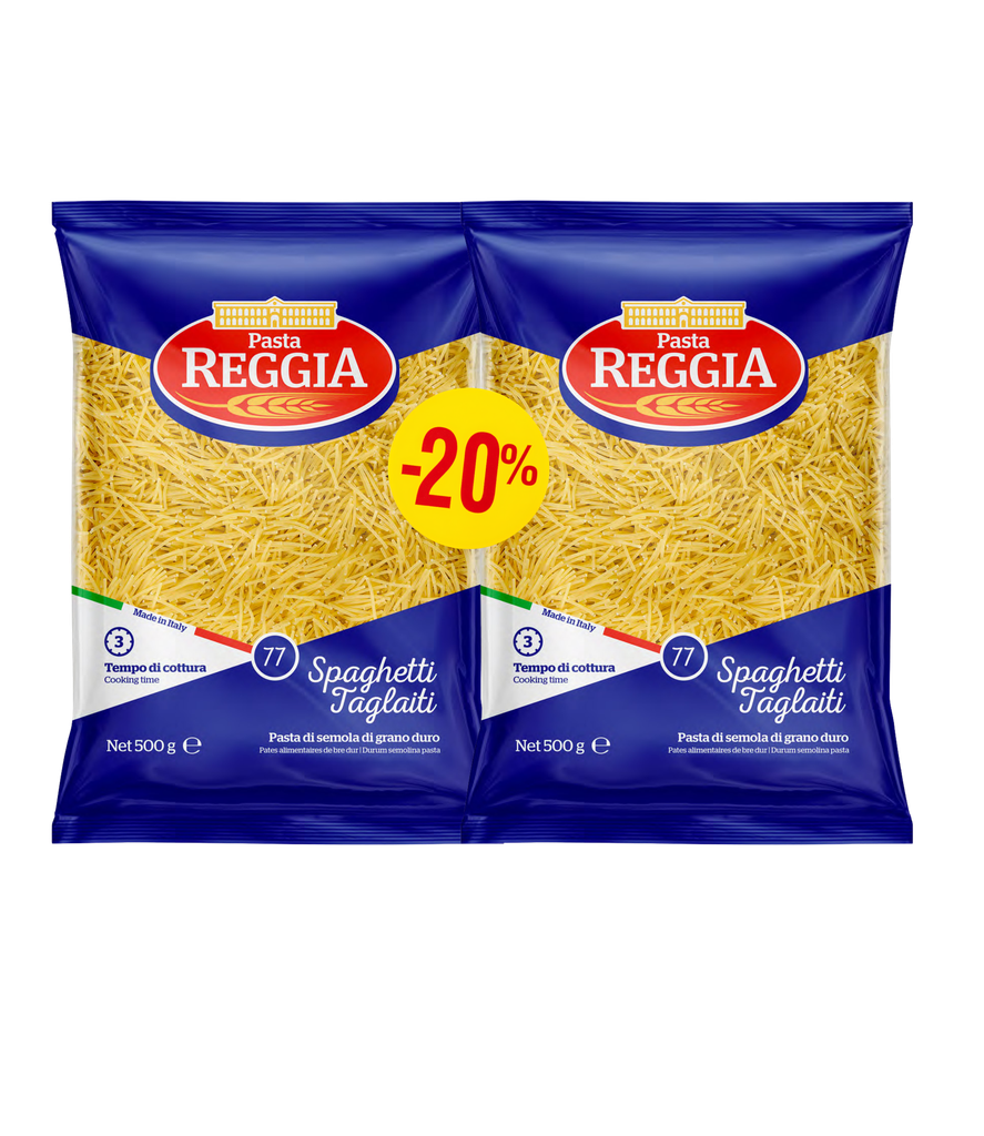 Reggia Tagliati Vermicelle  No.77 - 2*500g -20%  شعيرية 
