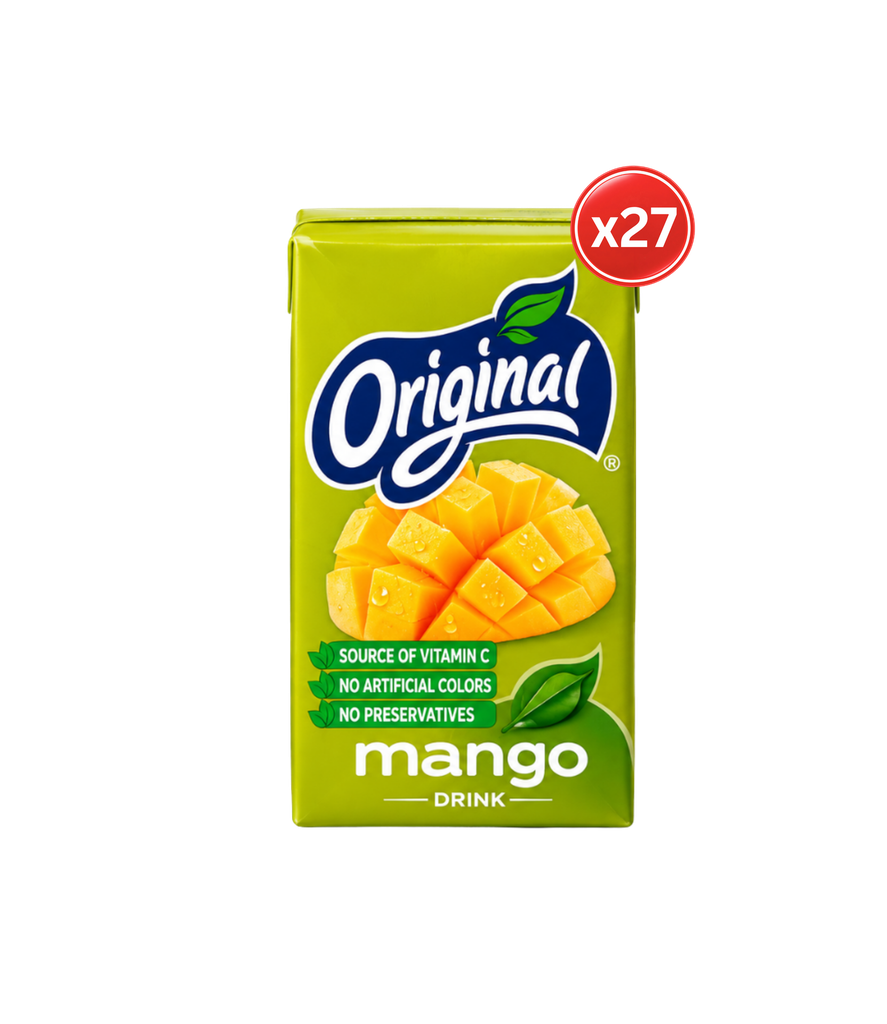 Original - Mango Juice 27*250ml - عصير اوريجنال مانغو كرتون 