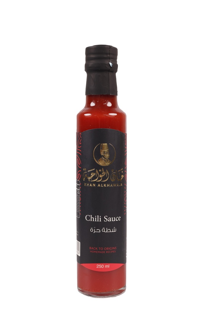 Chili Sauce 250ml - Glass - Khan Al Khawaja-صلصة فلفل حار