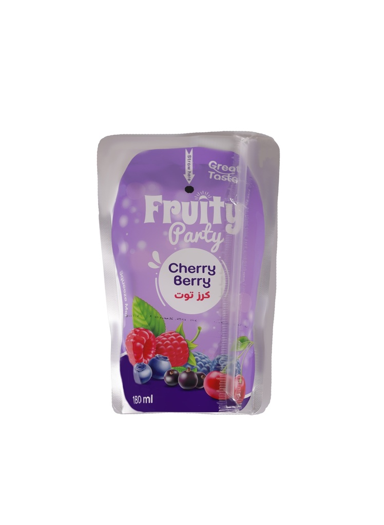 Fruity Party Cherry Berry 180 ml-عصير كرز وتوت 