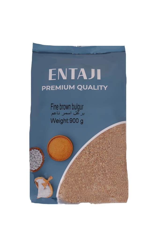 Bulgur Brown Fine 900g - برغل اسمر ناعم- Pulses -Entaji