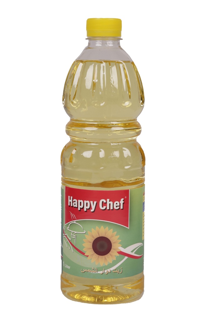 Happy Chef Sunflower Oil 1L -زيت دوار الشمس