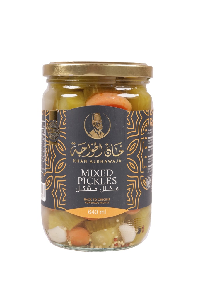 Mixed Pickles 640ml - Khan AlKhawaja - مخلل مشكل