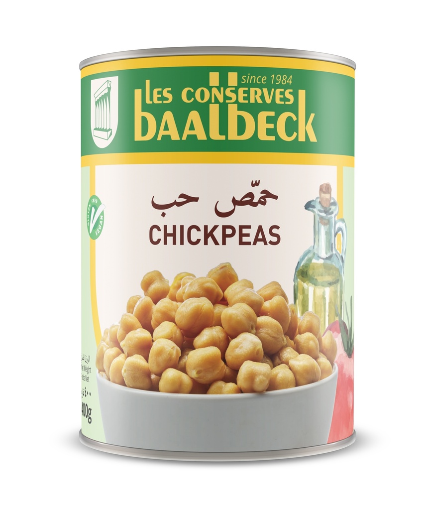 Chick Peas 400g - Baalback-حمص حب 