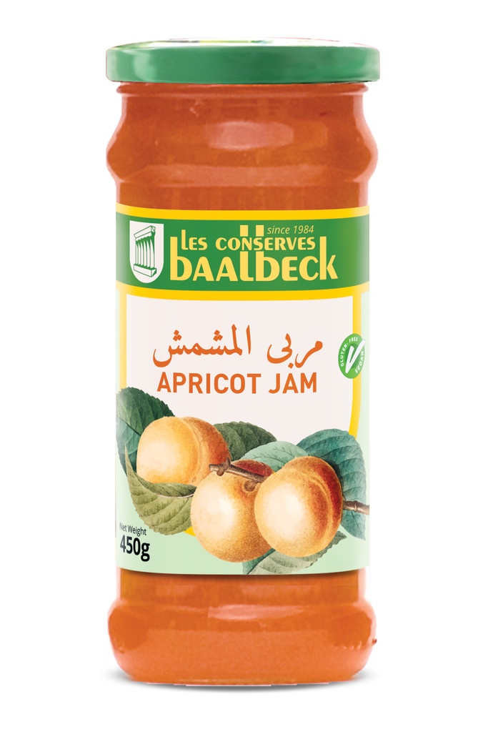 Apricot Jam 450g - Baalback-مربى المشمش