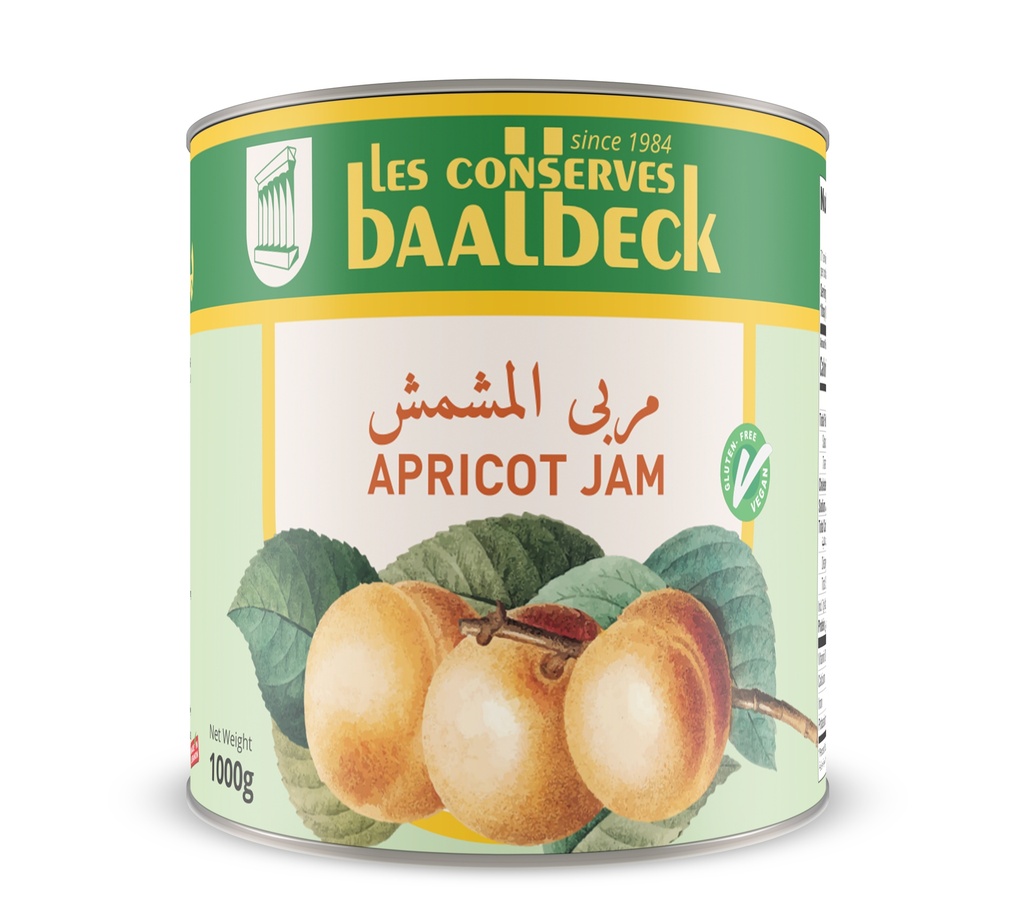 Apricot jam 1kg - Baalback-مربى المشمش