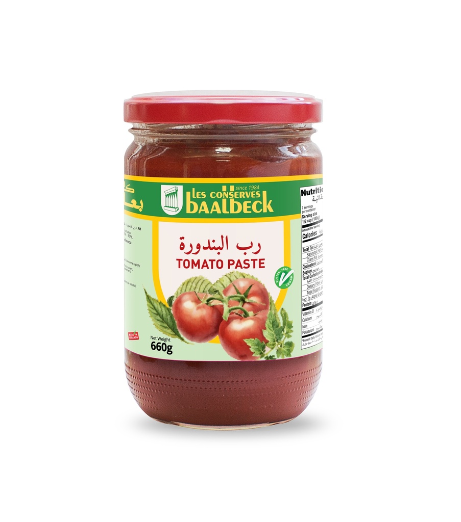 Tomato Paste 660g - Baalback-رب البندورة