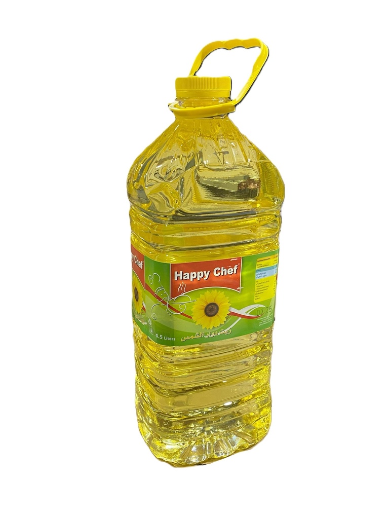 Happy Chef Sunflower Oil 4.5L  - زيت دوار الشمس
