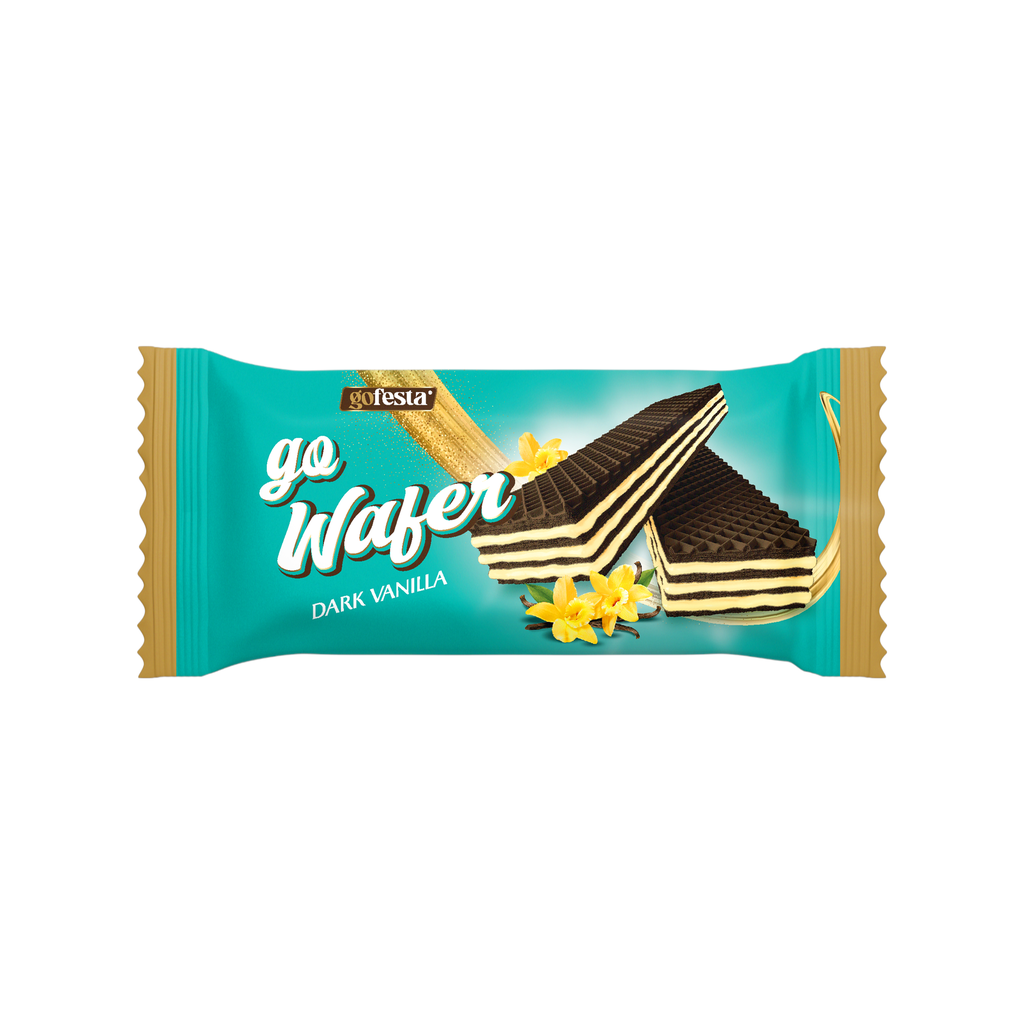 Go wafer filled with  vanilla cream 50g-ويفر بكريمة الفانيليا