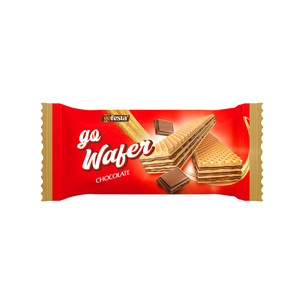 Go wafer filled with  chocolate cream 50g -ويفر بكريمة الشوكولاتة