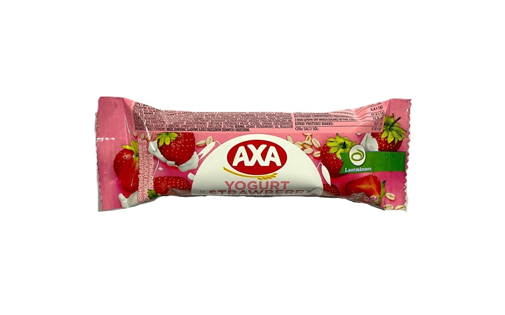 AXA Yogurt & Strawberry bar 25g لوح زبادي و فريز