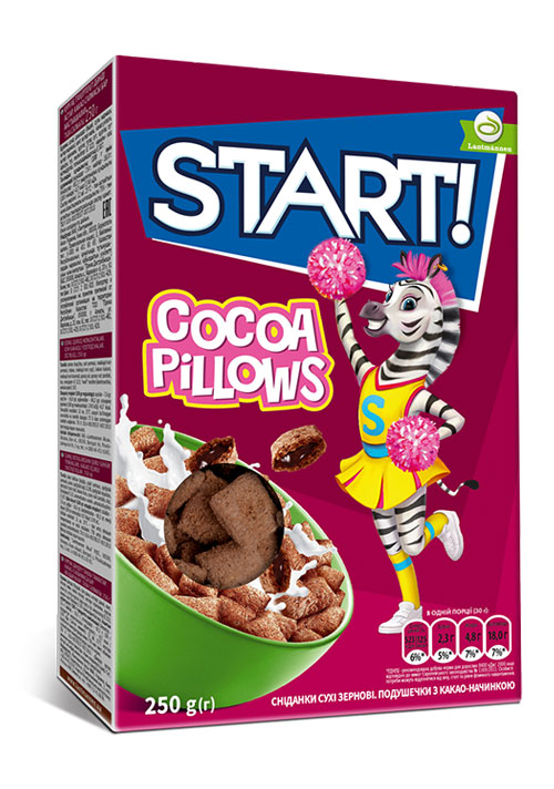 Start Cocoa Pillows 250g -حبوب كاكاو وسائد
